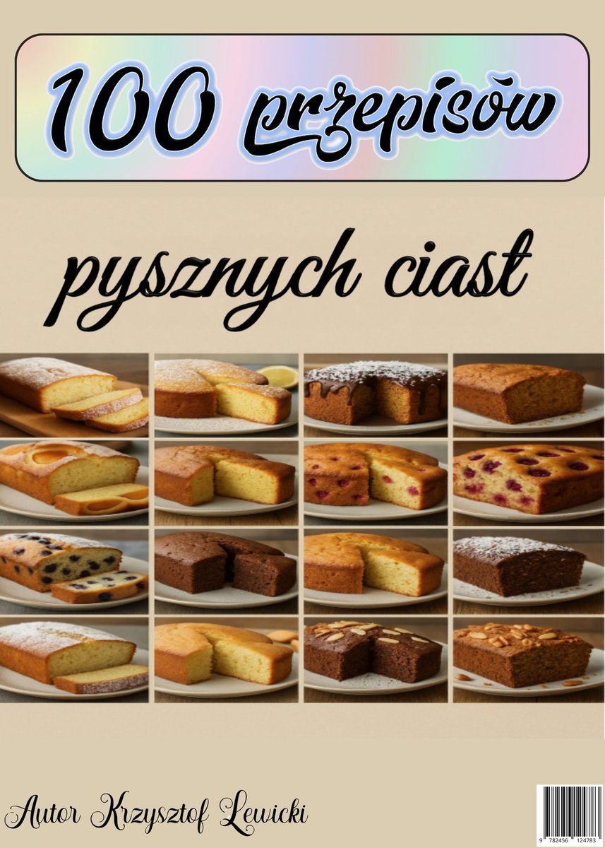 100 przepisów na pyszne ciasta okładka