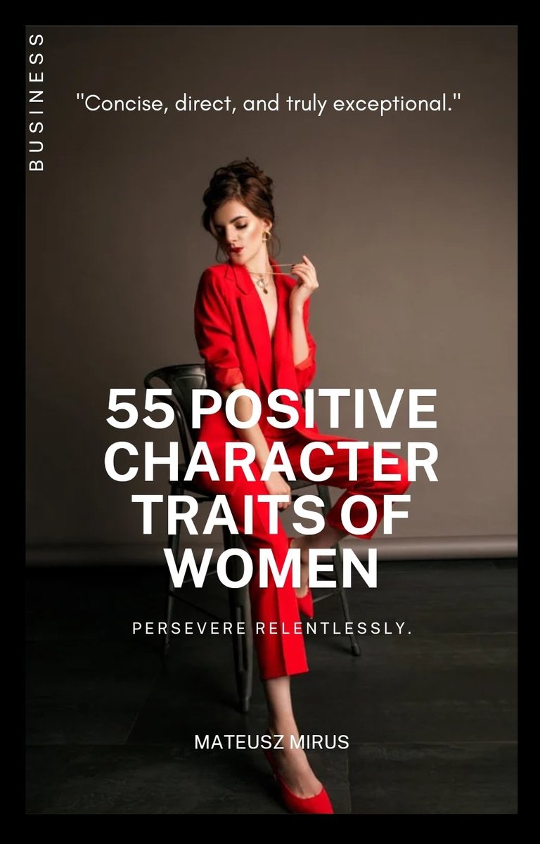 55 POSITIVE CHARACTER TRAITS OF WOMEN E-BOOK okładka