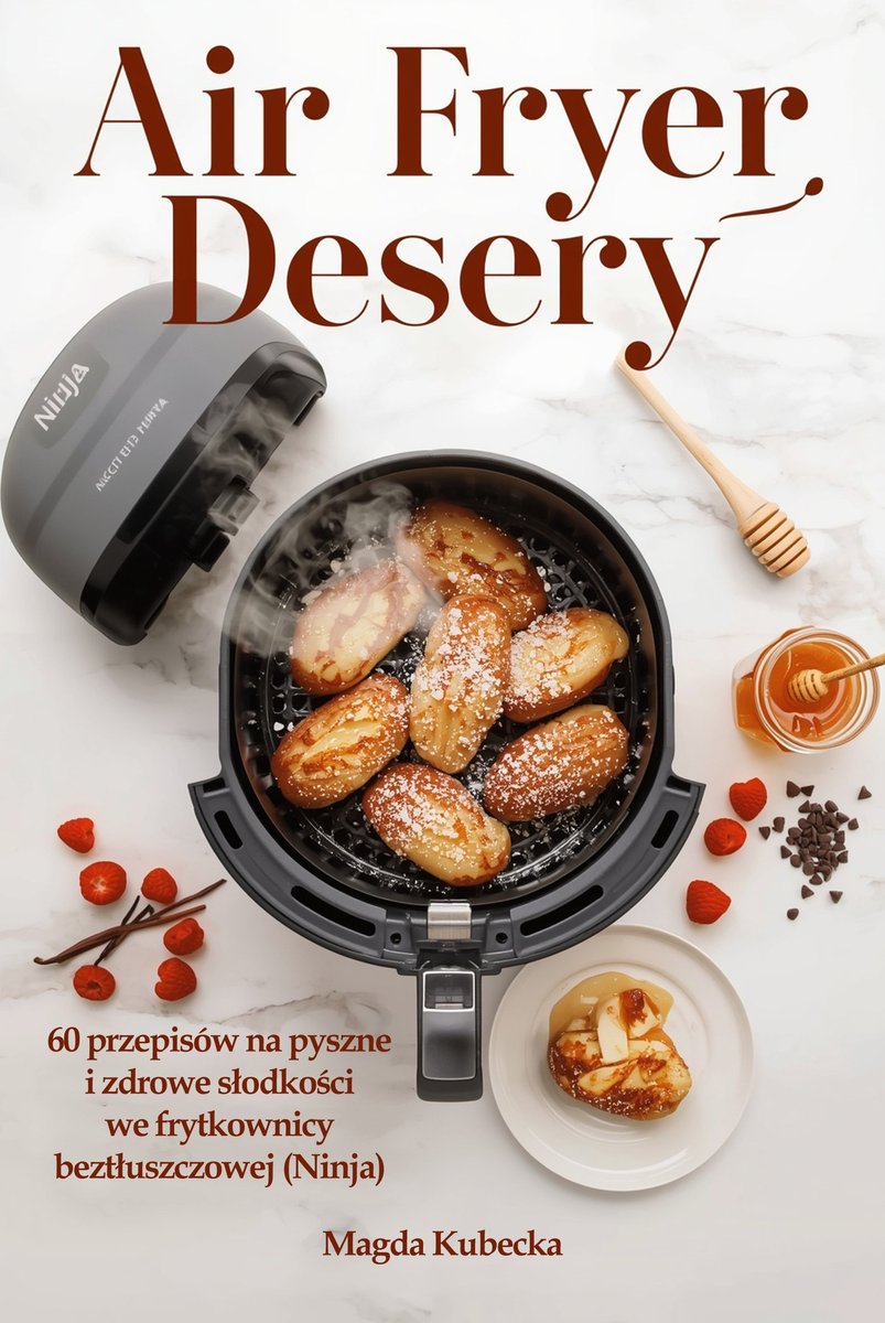 Air Fryer Desery. 60 przepisów na pyszne i zdrowe słodkości we frytkownicy beztłuszczowej (Ninja) okładka