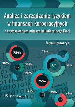 Analiza i zarządzanie ryzykiem w finansach korporacyjnych z zastosowaniem arkusza kalkulacyjnego Excel okładka