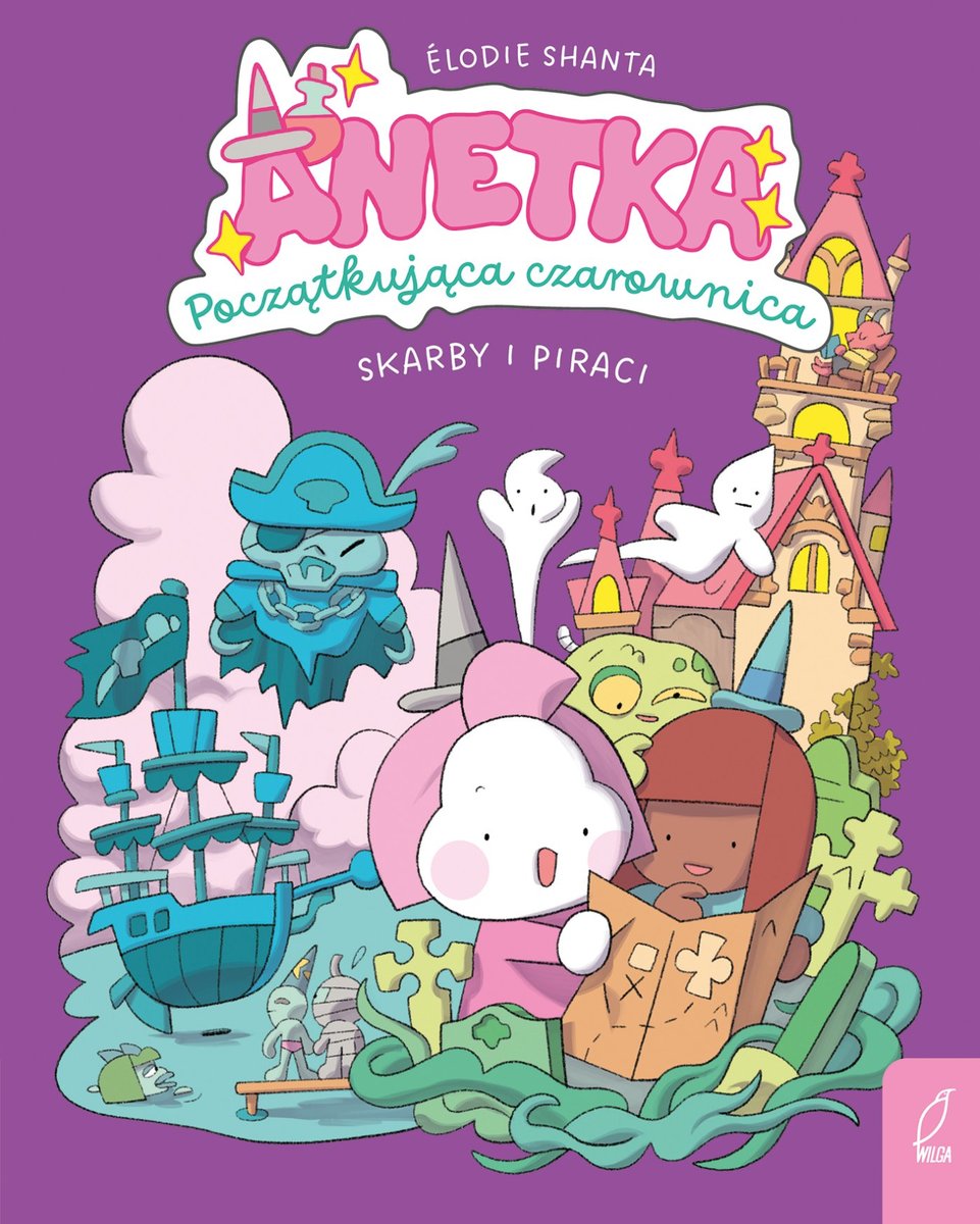 Anetka. Początkująca czarownica. Skarby i piraci. Tom 2 okładka