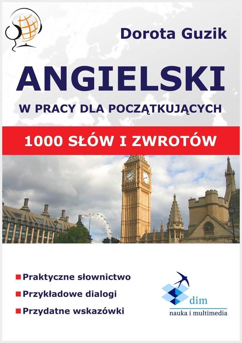 Angielski w pracy dla początkujących. 1000 słów i zwrotów okładka