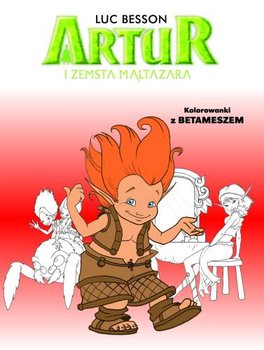 Artur i zemsta Maltazara. Kolorowanki z Betameszem okładka