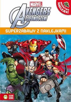 Avengers zjednoczeni. Superzabawy z naklejkami okładka