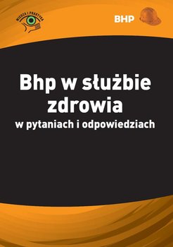 BHP w służbie zdrowia w pytaniach i odpowiedziach okładka