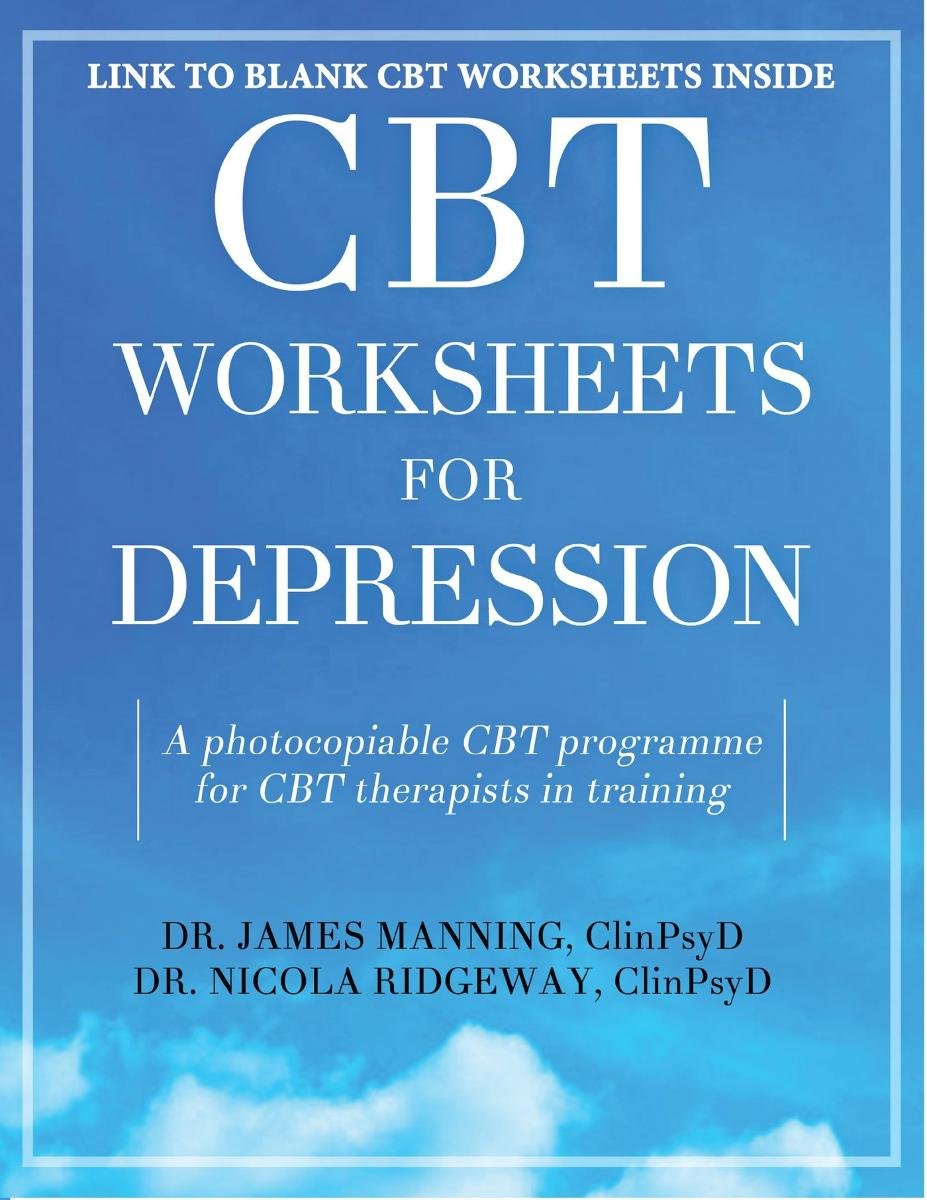 CBT Worksheets for Depression okładka