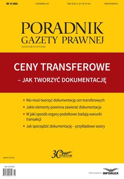 Ceny transferowe - jak tworzyć dokumentację okładka