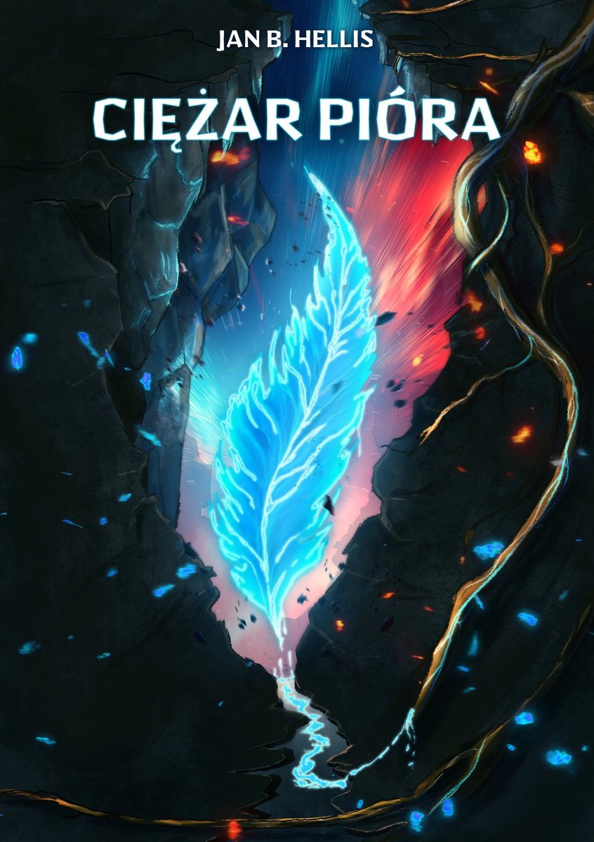 Ciężar pióra - ebook PDF okładka