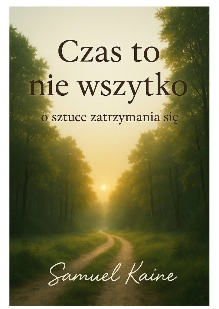 Czas to nie wszystko o sztuce zatrzymania się okładka