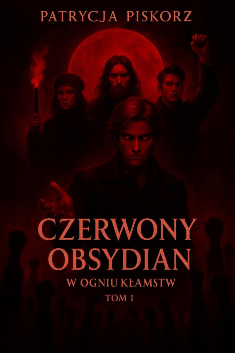 Czerwony Obsydian - W Ogniu Kłamstw - Tom 1 okładka