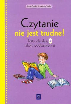 Czytanie nie jest trudne! Testy dla klasy 4 szkoły podstawowej okładka