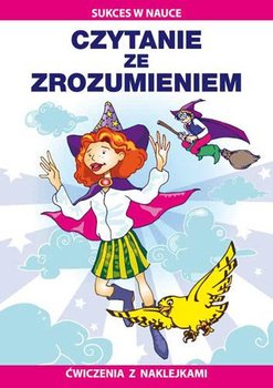 Czytanie ze zrozumieniem. Ćwiczenia z naklejkami okładka