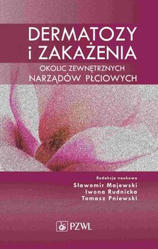 Dermatozy i zakażenia okolic zewnętrznych narządów płciowych okładka
