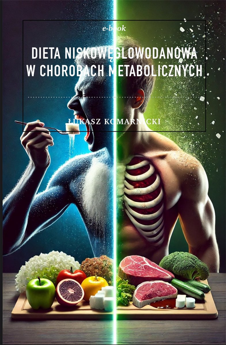 Dieta niskowęglowodanowa w chorobach metabolicznych okładka