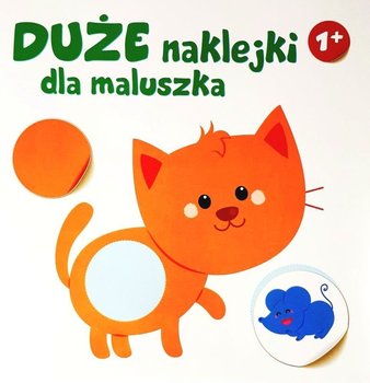Duże naklejki dla maluszka. Kotek okładka