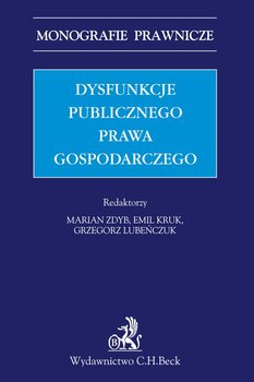 Dysfunkcje publicznego prawa gospodarczego okładka