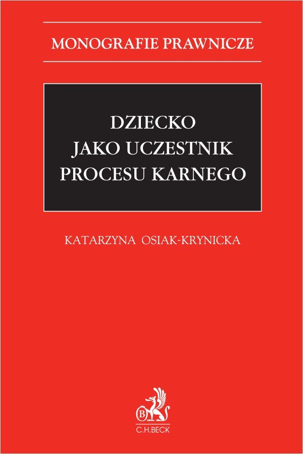 Dziecko jako uczestnik procesu karnego okładka