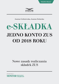 E-składka. Jedno konto ZUS od 2018 roku okładka