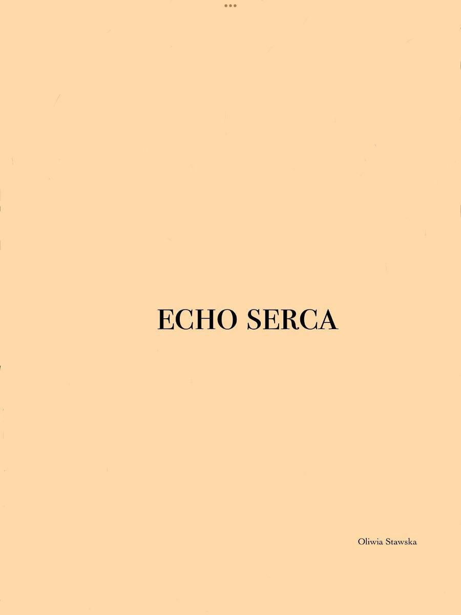 Echo serca - ebook PDF okładka