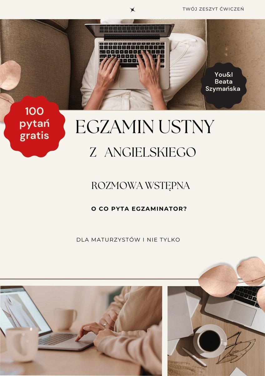 Egzamin ustny z angielskiego. Rozmowa wstępna, czyli o co pyta egzaminator okładka