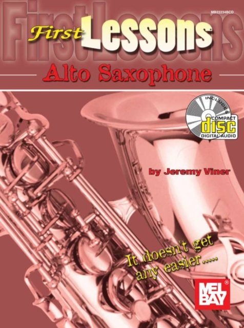 First Lessons Alto Saxophone [DRM] - ebook PDF okładka
