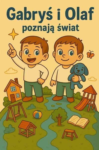 Gabryś i Olaf poznają świat okładka