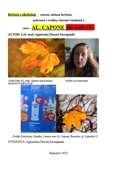 Herbata z alkoholem okładka