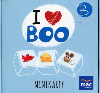 I love Boo. Język angielski. Minikarty. Poziom B. Przedszkole okładka