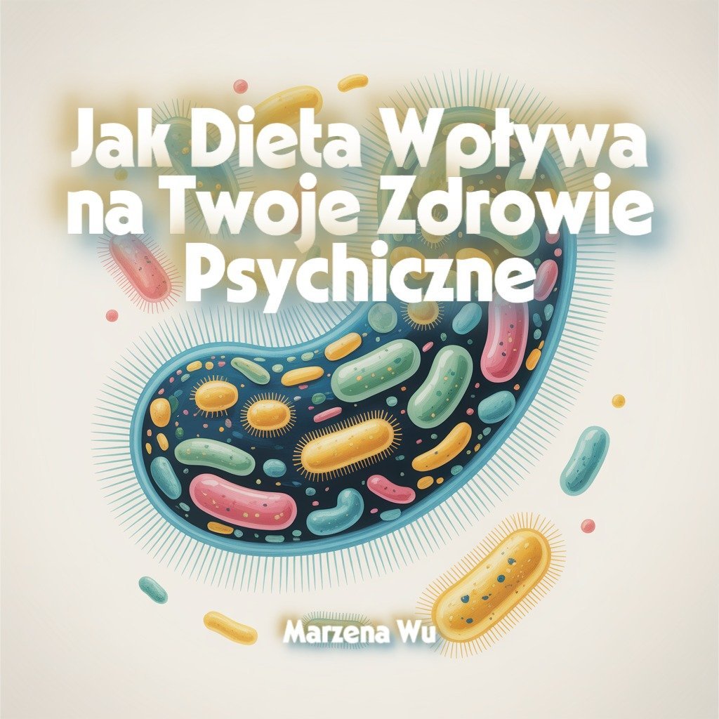 Jak Dieta Wpływa na Twoje Zdrowie Psychiczne. Odkryj Sekret Lepszego Samopoczucia. okładka