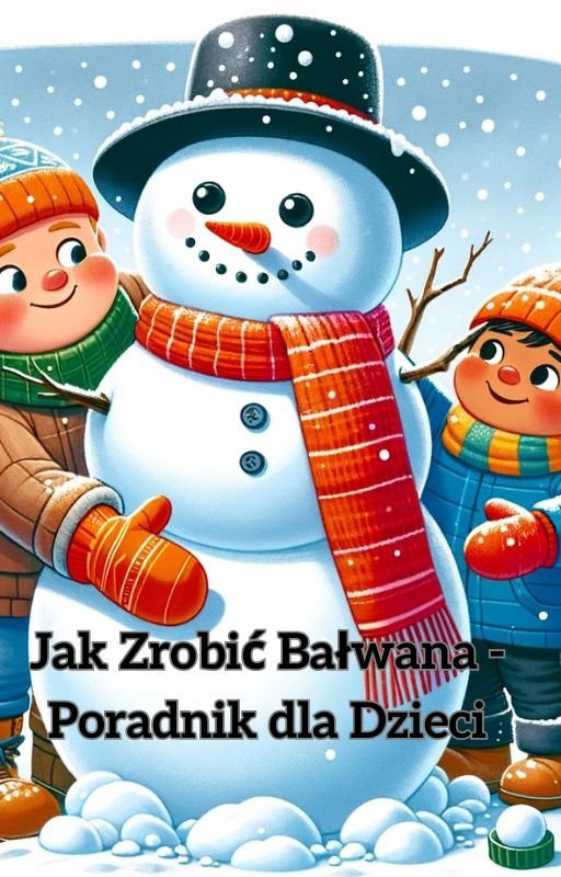 Jak Zrobić Bałwana.  Poradnik dla Dzieci okładka