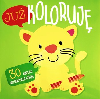 Już koloruję. Kotek okładka