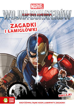 Kapitan Ameryka. Wojna bohaterów. Zagadki i łamigłówki okładka