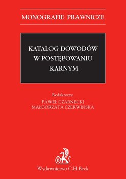 Katalog dowodów w postępowaniu karnym okładka