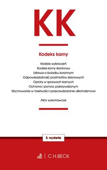 Kodeks karny oraz ustawy towarzyszące okładka