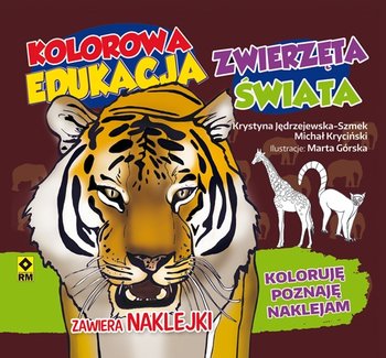 Kolorowa edukacja. Zwierzęta świata okładka