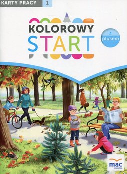 Kolorowy start z plusem. Karty pracy 1 okładka