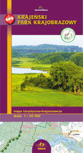 Krajeński Park Krajobrazowy. Mapa turystyczno-krajoznawcza 1:50 000 okładka