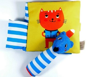 Książeczka z piszczącą figurką. Kotek okładka