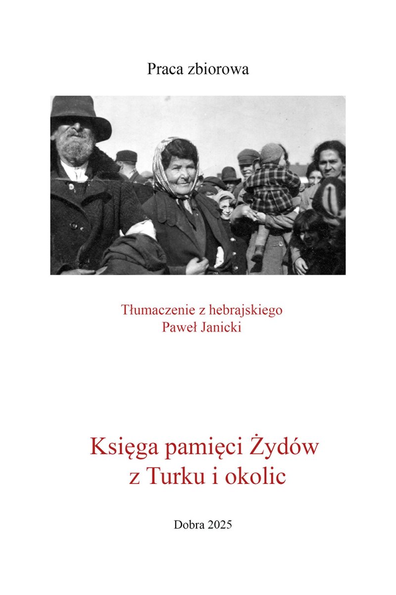 Księga pamięci Żydów z Turku i okolic - ebook PDF okładka