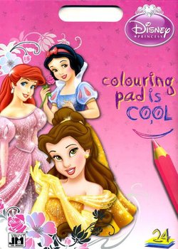 Księżniczki. Książki z farbkami okładka