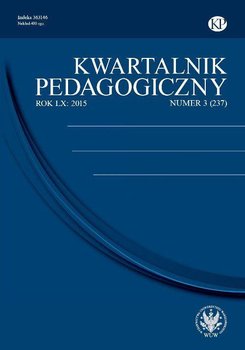 Kwartalnik Pedagogiczny 2015/3 (237) okładka