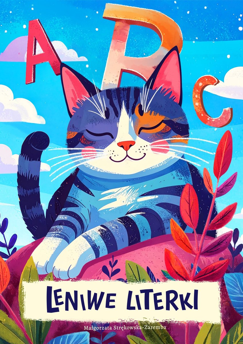 Leniwe literki okładka