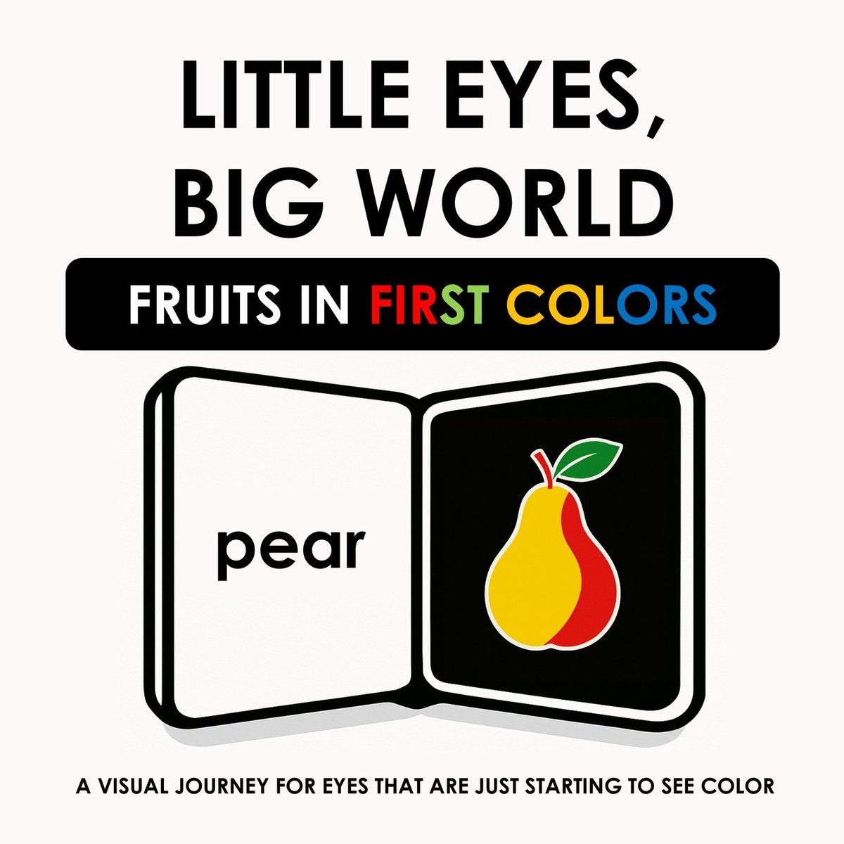 Little eyes, big world. Fruits in first colors okładka