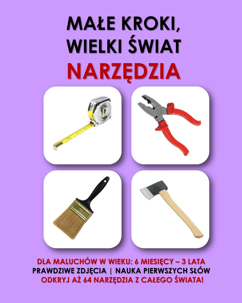 Małe kroki, wielki świat. Narzędzia okładka