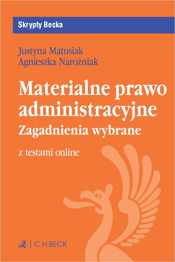Materialne prawo administracyjne. Zagadnienia wybrane z testami online okładka