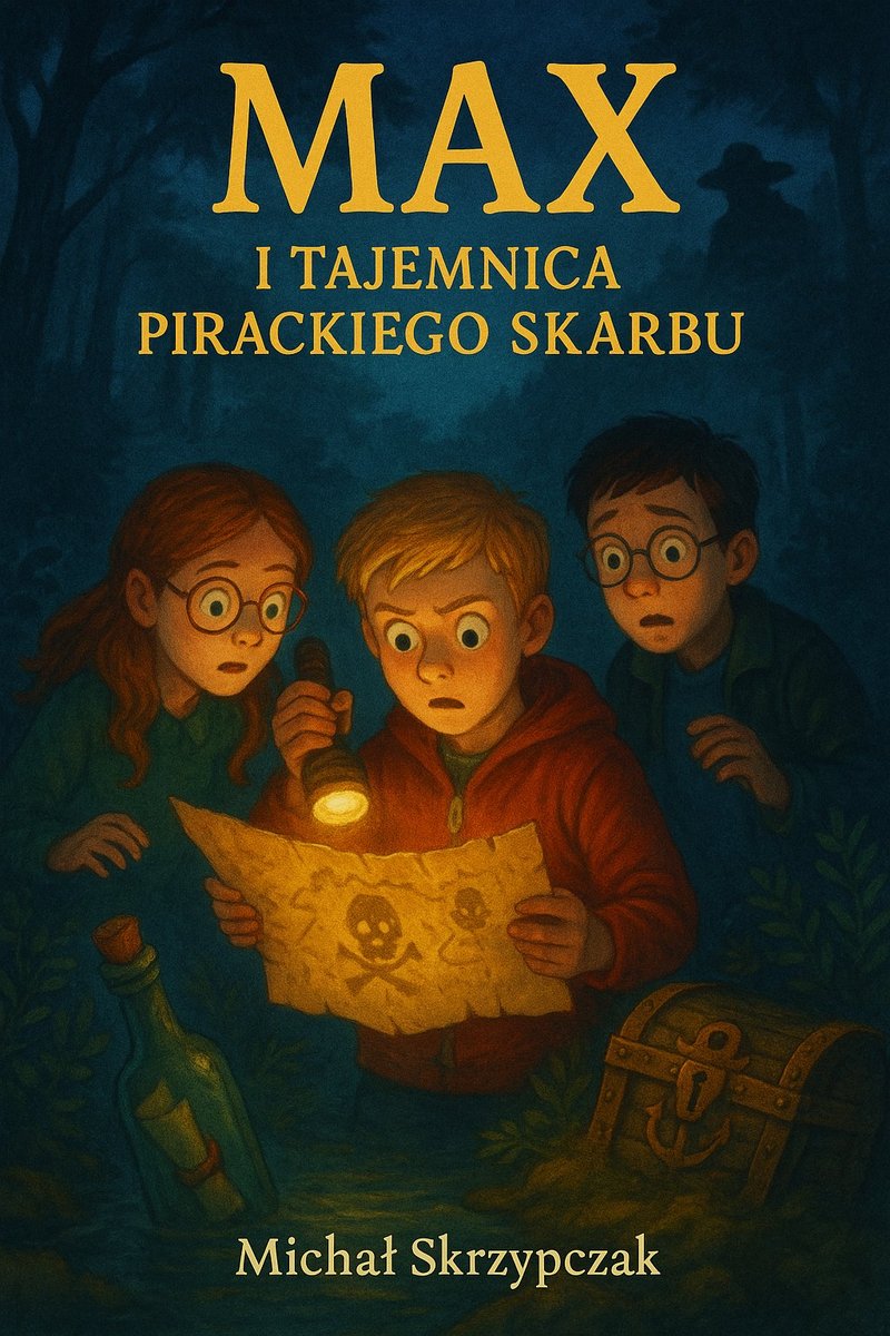 Max i tajemnica pirackiego skarbu - ebook PDF okładka