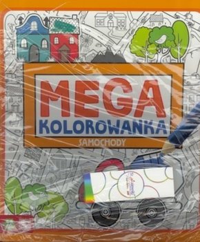 Megakolorowanka. Samochody + dodatek okładka