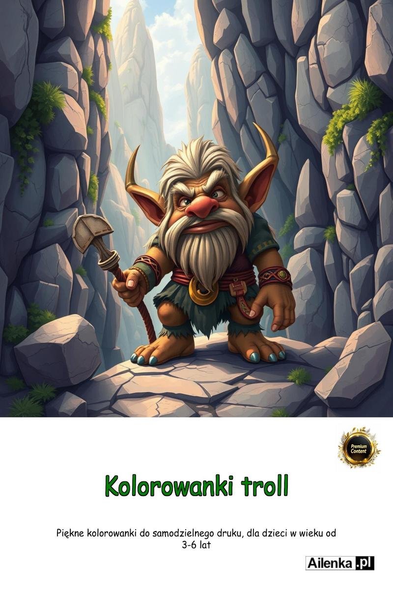 Mieszkańcy magicznego przedmieścia - Troll okładka