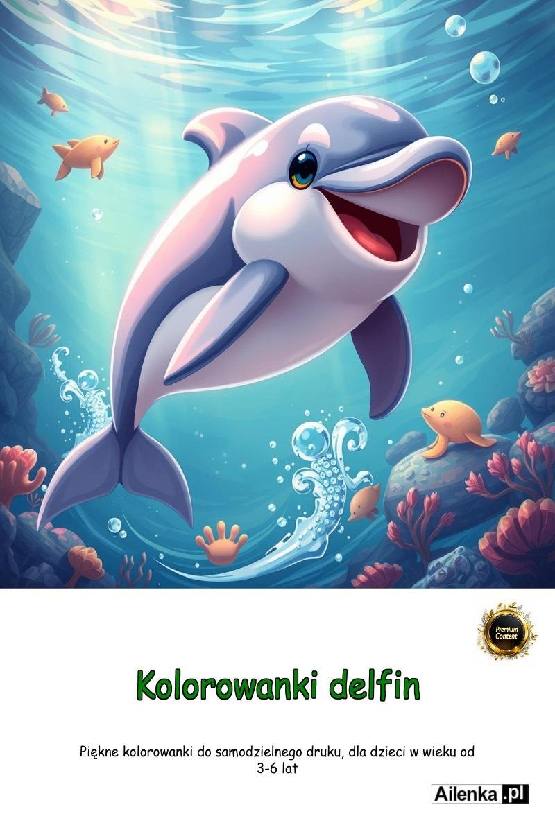 Mieszkańcy oceanów - Delfin okładka