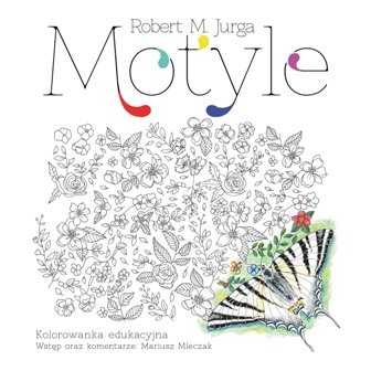Motyle. Kolorowanka okładka